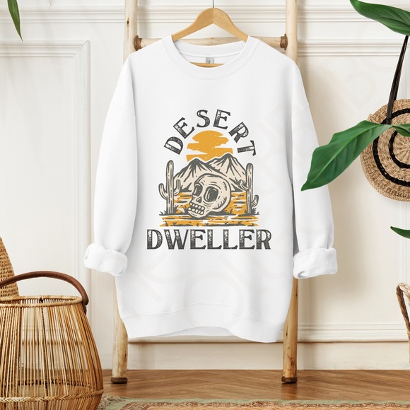 Desert Dweller Graphic Crewneck Sweatshirt - Picture 3 of 10